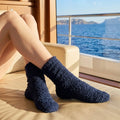 Mr. Fuzzy Comfy Socks - Deep Sea (Navy Blue)