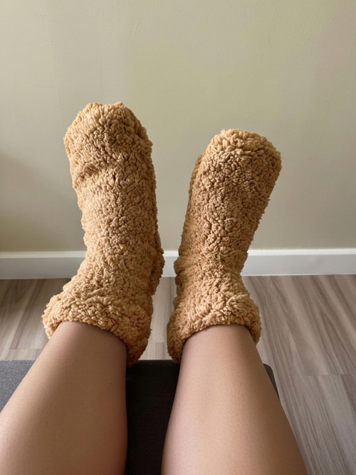 Mr. Fuzzy Socks - Espresso (Brown)