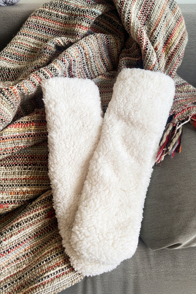 Mr. Fuzzy Socks - Cloud (White)