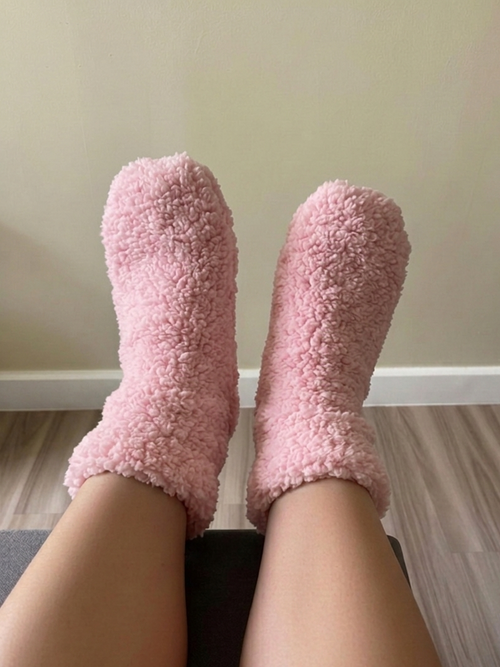Mr. Fuzzy Socks - Petal (Pink)