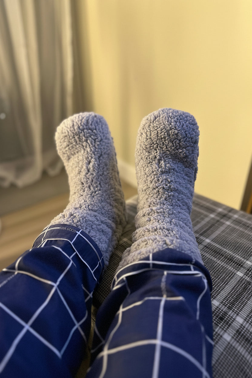Mr. Fuzzy Socks - Moonlight (Gray)