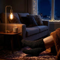 Mr. Fuzzy Comfy Socks - Midnight (Black)